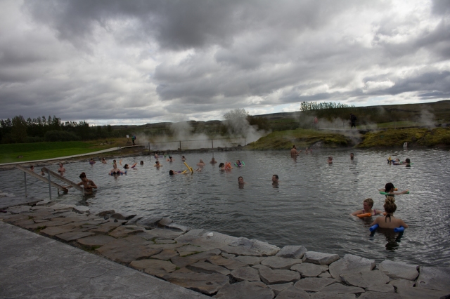 Iceland 13 - Enjoying the thermal Pool